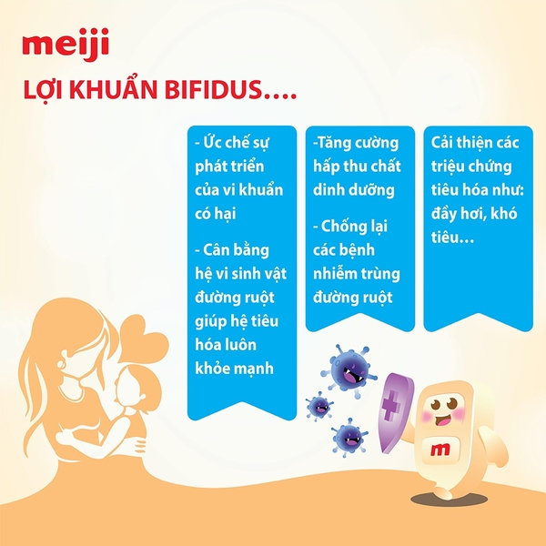 Sữa Meiji nội địa Nhật Bản số 0, 800g (0 -  1 tuổi)